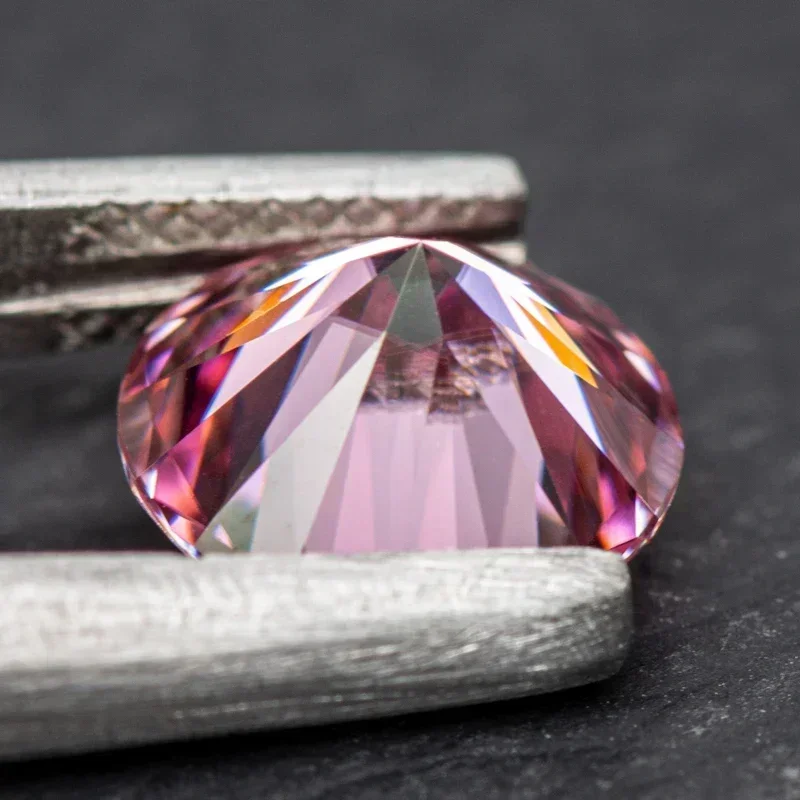 NEW Moissanite Pink Color Round Shape 8 Hearts Arrows Cutting VVS1 Loose Stone Wholesale Jewelry Making with GRA Certificate
NEW Moissanite Pink Color Round Shape 8 Hearts Arrows Cutting VVS1 Loose Stone Wholesale Jewelry Making with GRA Certificate