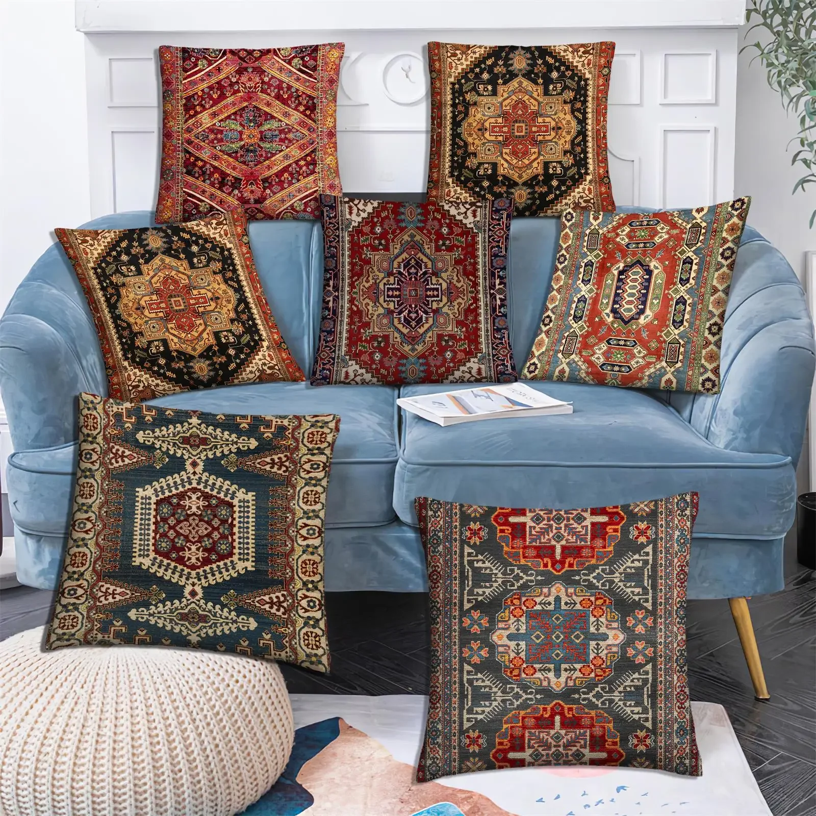 Moroccan ethnic cushion cover, short plush pillowcase 40x40 45x45 50x50 60x60, sofa decorative cushion cover, home decoration
Moroccan ethnic cushion cover, short plush pillowcase 40x40 45x45 50x50 60x60, sofa decorative cushion cover, home decoration