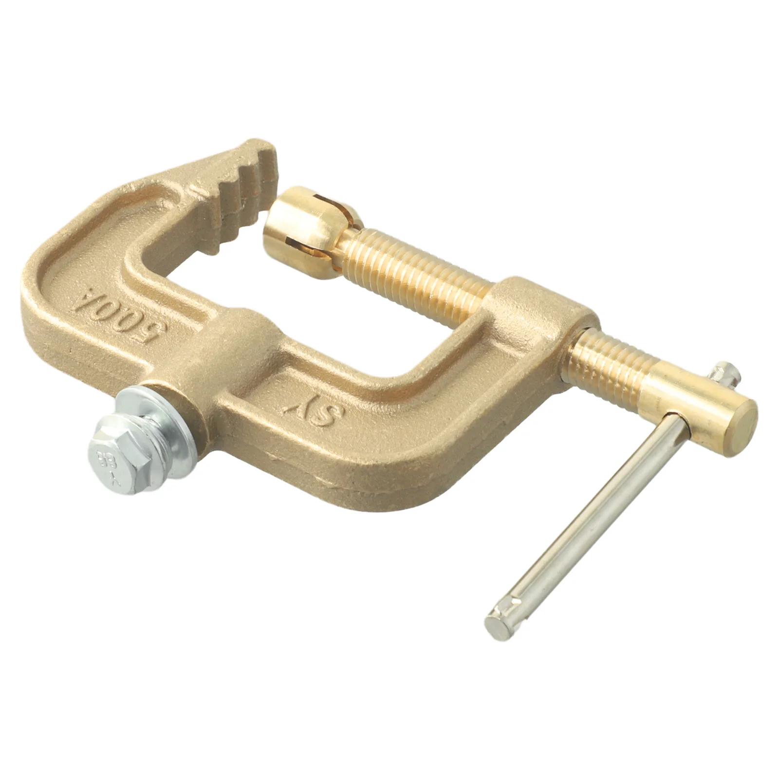 Soldering Tools Ground Clamp Welding High Power 500A Accessories All-copper Earth Wire Clip G-shaped Golden New
Soldering Tools Ground Clamp Welding High Power 500A Accessories All-copper Earth Wire Clip G-shaped Golden New