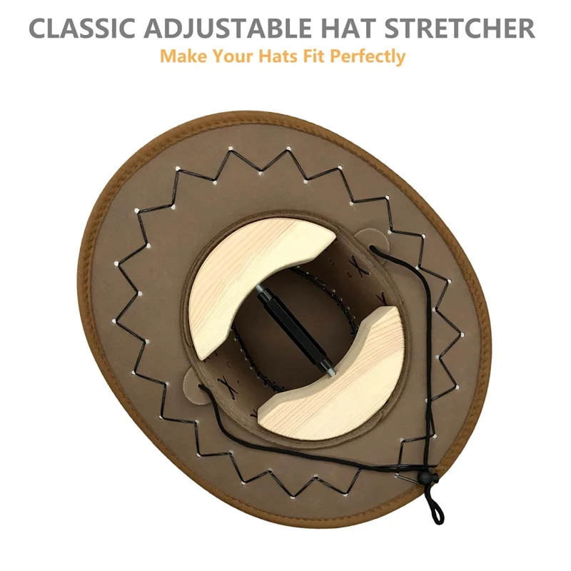 AU13-Premium Wooden Hat Stretcher For Shaping And Fixing Hats, Solid Wood Hat Shaper And Enlarger Tool 
AU13-Premium Wooden Hat Stretcher For Shaping And Fixing Hats, Solid Wood Hat Shaper And Enlarger Tool