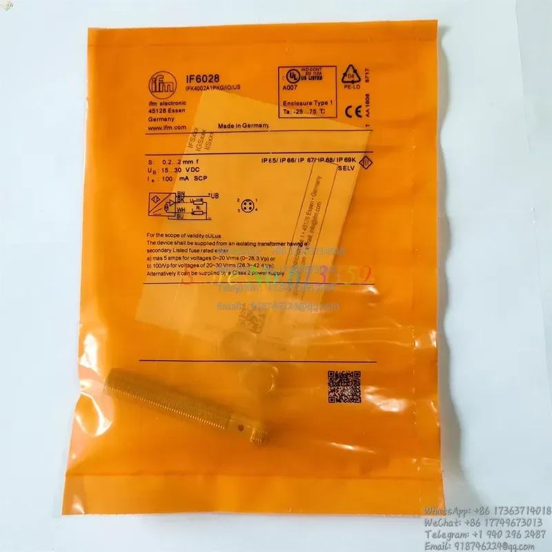 1PC IF6026 IF6028 IF6029 IF6030 IF6031 IFM New High Quality Inductive Sensor Quality Assurance
1PC IF6026 IF6028 IF6029 IF6030 IF6031 IFM New High Quality Inductive Sensor Quality Assurance