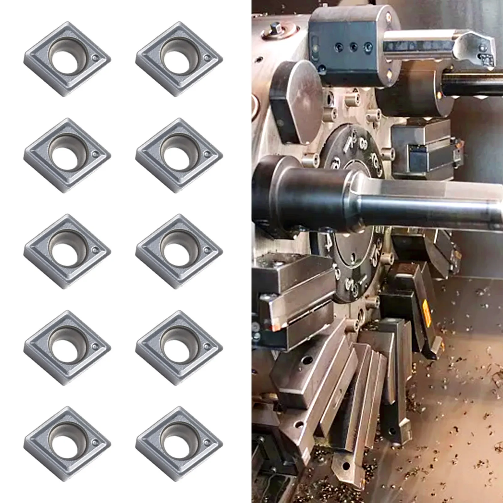 CCMT060204 NN LT10 CCMT060204 NN Insert For Cast Iron Manual Inspection Precision Grinding 10pcs Cemented Carbide
CCMT060204 NN LT10 CCMT060204 NN Insert For Cast Iron Manual Inspection Precision Grinding 10pcs Cemented Carbide