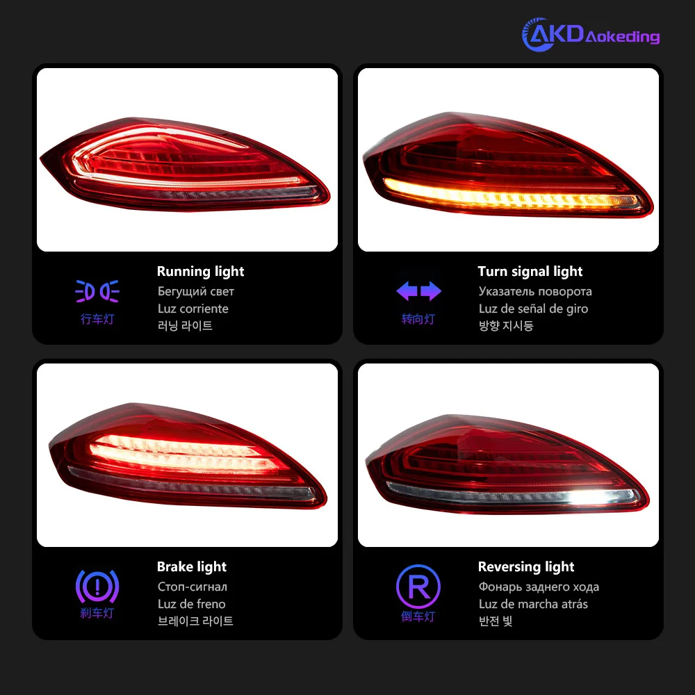 AKD Taillight For Porsche Panamera 970 2010-2017 971 LED Animation Turn Signal Lens Front Lamp Assembly Car Accessories
AKD Taillight For Porsche Panamera 970 2010-2017 971 LED Animation Turn Signal Lens Front Lamp Assembly Car Accessories