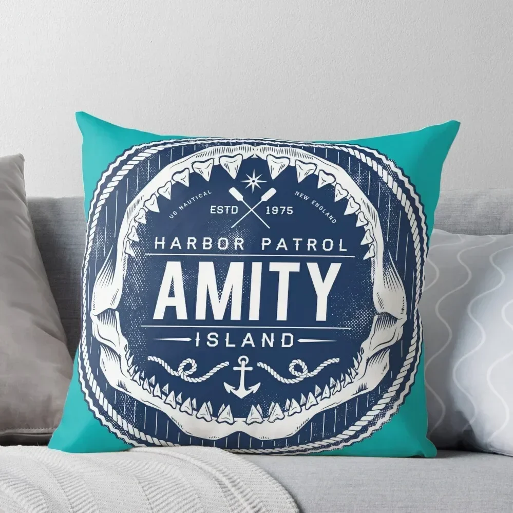 Amity Island Harbor Patrol Throw Pillow Cushions Embroidered Cushion Cover pillow
Amity Island Harbor Patrol Throw Pillow Cushions Embroidered Cushion Cover pillow