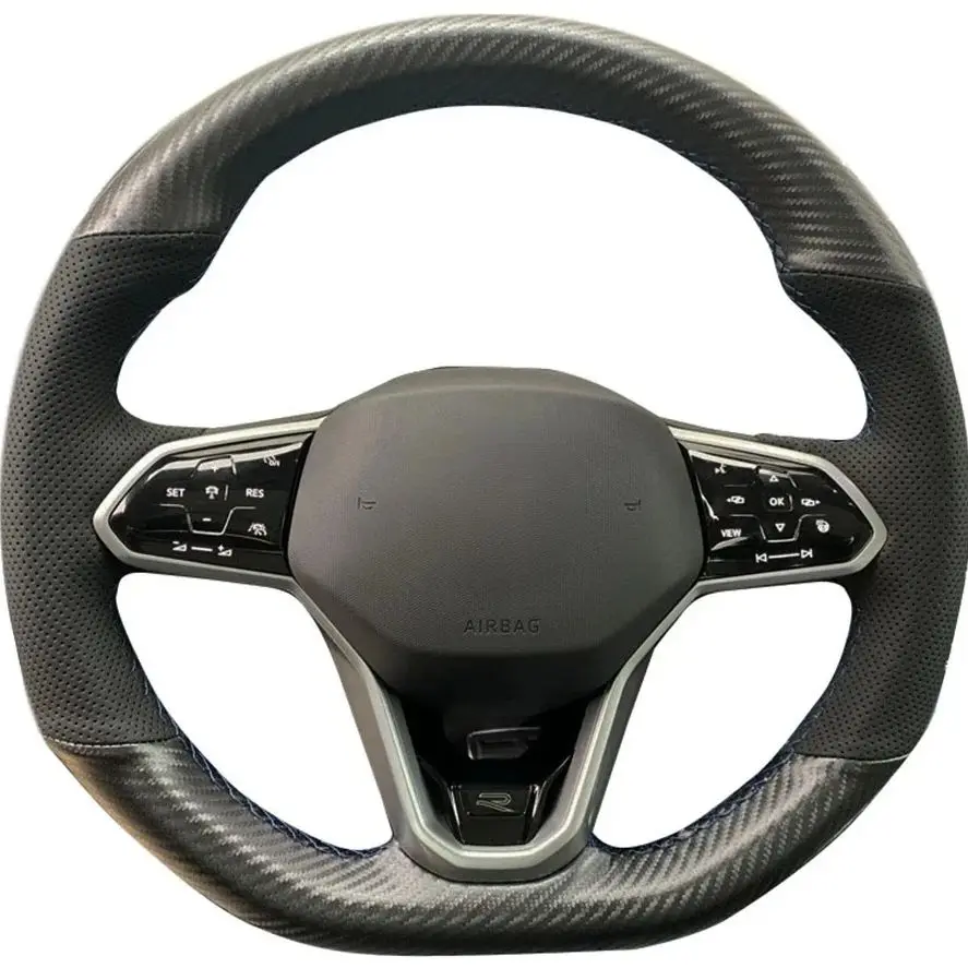 Customize Carbon Fiber Genuine Leather Car Steering Wheel Cover For Volkswagen VW Golf 7 Mk7 New Polo Jetta Passat B8 2021 2022
Customize Carbon Fiber Genuine Leather Car Steering Wheel Cover For Volkswagen VW Golf 7 Mk7 New Polo Jetta Passat B8 2021 2022
