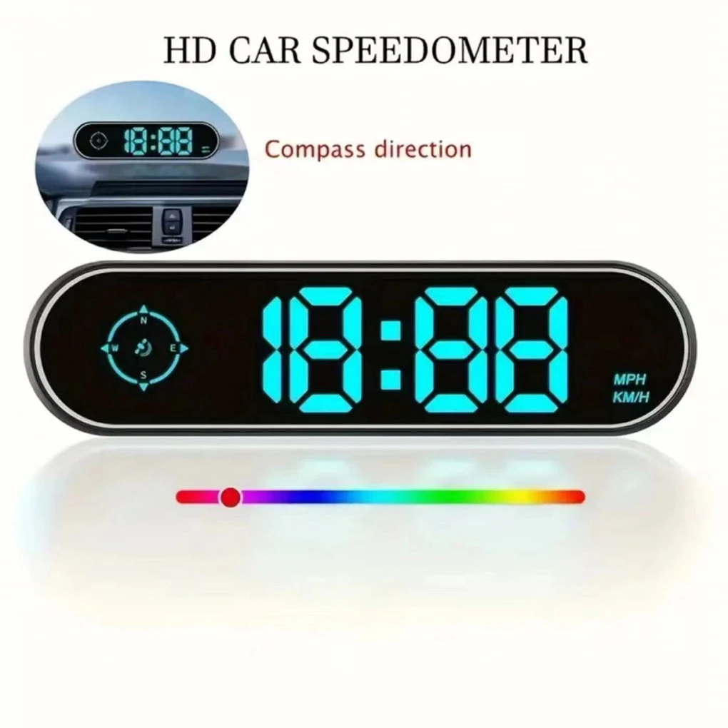 Новый красочный автомобильный дисплей HUD Универсальный блок с переключением KMH/MPH Цифровой прецизионный спидометр USB с красочной подсветкой настроения
Новый красочный автомобильный дисплей HUD Универсальный блок с переключением KMH/MPH Цифровой прецизионный спидометр USB с красочной подсветкой настроения