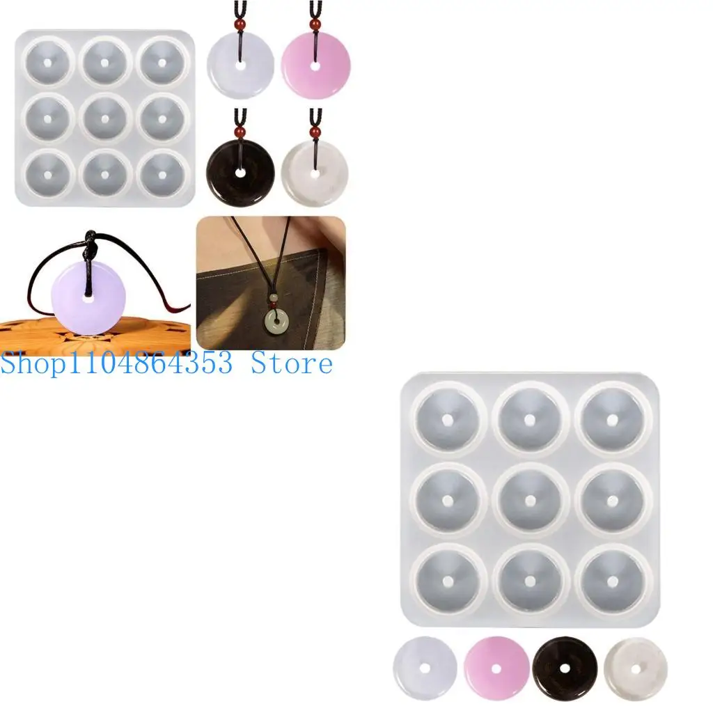 Nonstick Hollow Round Mold Imitation Jade Pendant Silicone Mold DIY Resin Casting Mold for DIY Keychain Jewelry
Nonstick Hollow Round Mold Imitation Jade Pendant Silicone Mold DIY Resin Casting Mold for DIY Keychain Jewelry