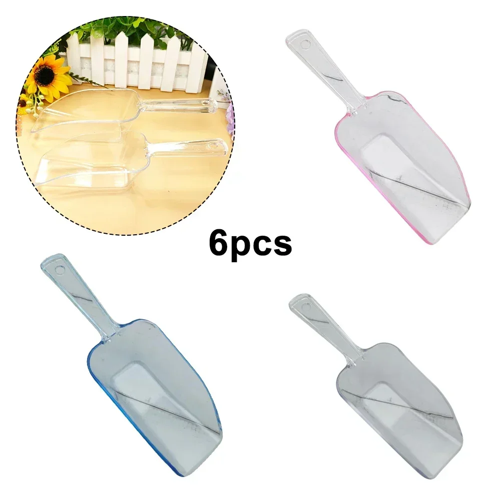 6Pcs Plastic Ice Scoops Mini Transparant Ice Shovel Party Bar Buffet Kitchen Gadget For Candy Dessert Grain Dry Goods Shovel
6Pcs Plastic Ice Scoops Mini Transparant Ice Shovel Party Bar Buffet Kitchen Gadget For Candy Dessert Grain Dry Goods Shovel