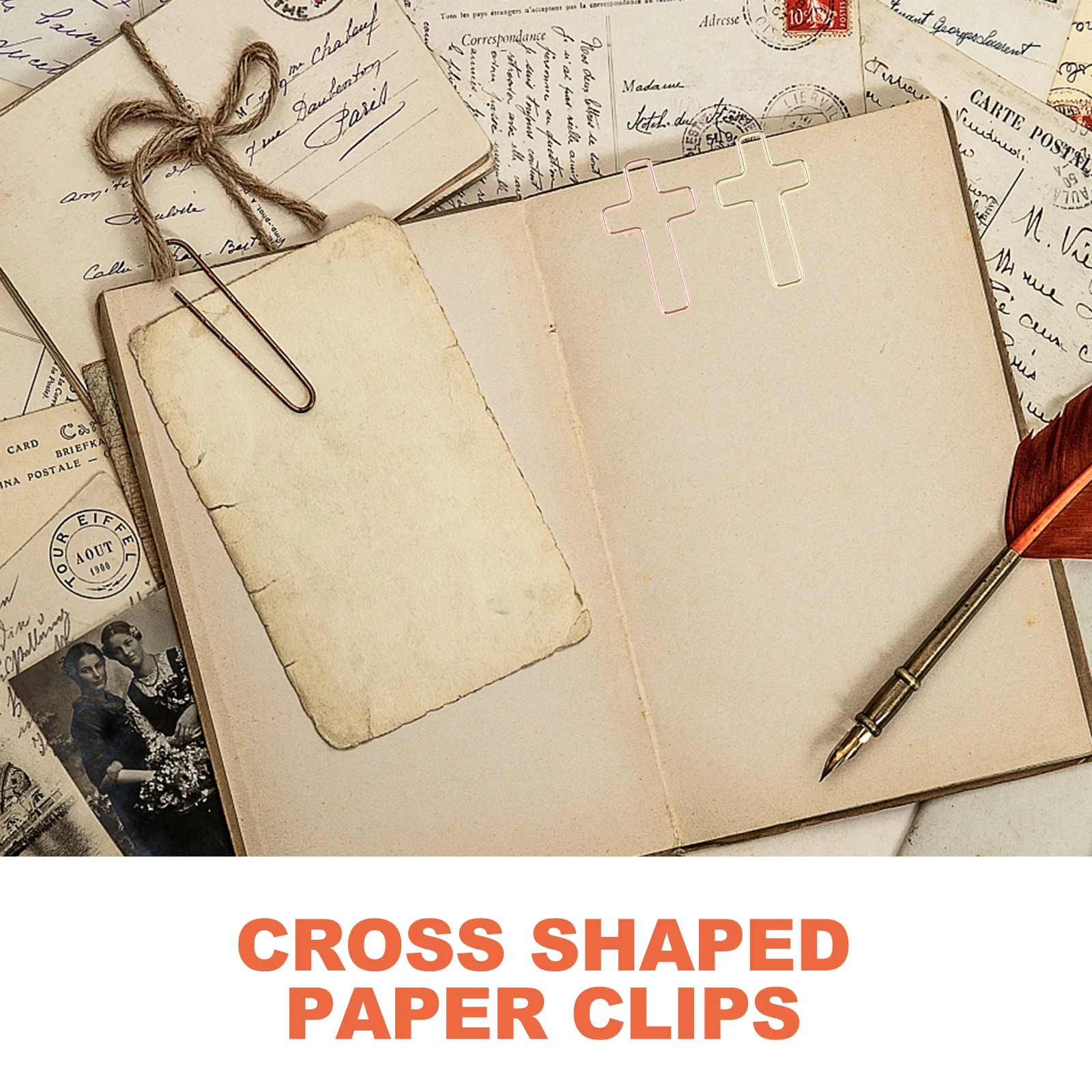 100Pcs Cross Modeling Paper Clips Strong Hold Not Easy to Deform for Documents Reports Binders Classroom Use Fine Workmanship
100Pcs Cross Modeling Paper Clips Strong Hold Not Easy to Deform for Documents Reports Binders Classroom Use Fine Workmanship