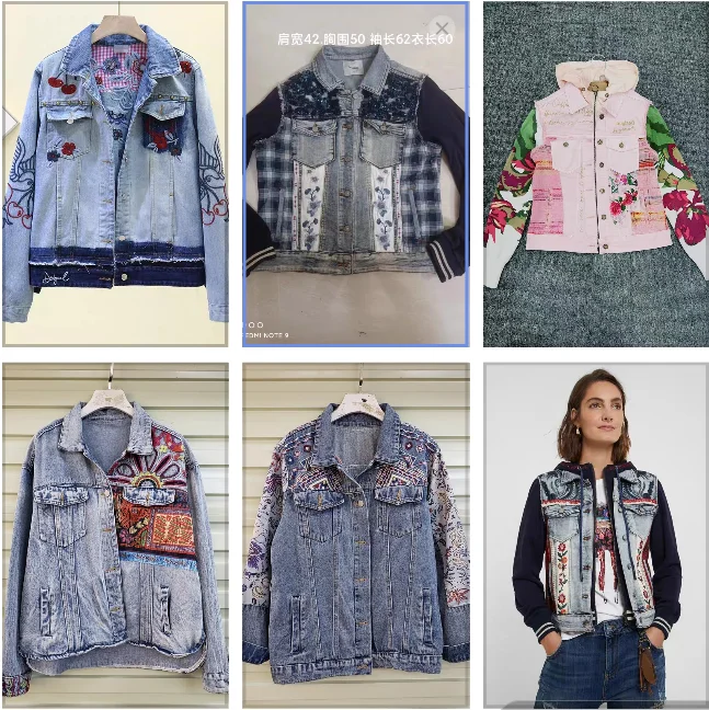 Foreign trade Spanish original single heavy industry printed embroidered denim coat for women
Foreign trade Spanish original single heavy industry printed embroidered denim coat for women
