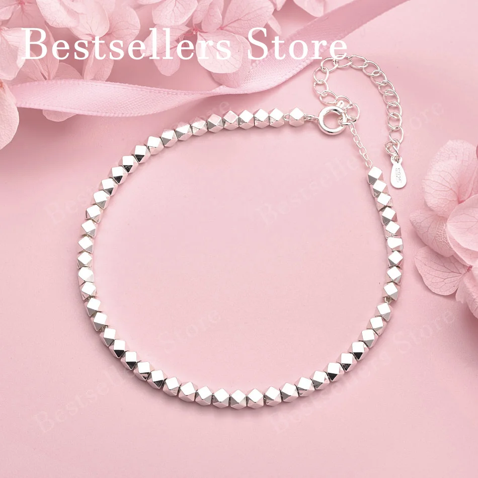 925 sterling silver 8-inch simple square bracelet for women's fashion parties, weddings, jewelry accessories
925 sterling silver 8-inch simple square bracelet for women's fashion parties, weddings, jewelry accessories