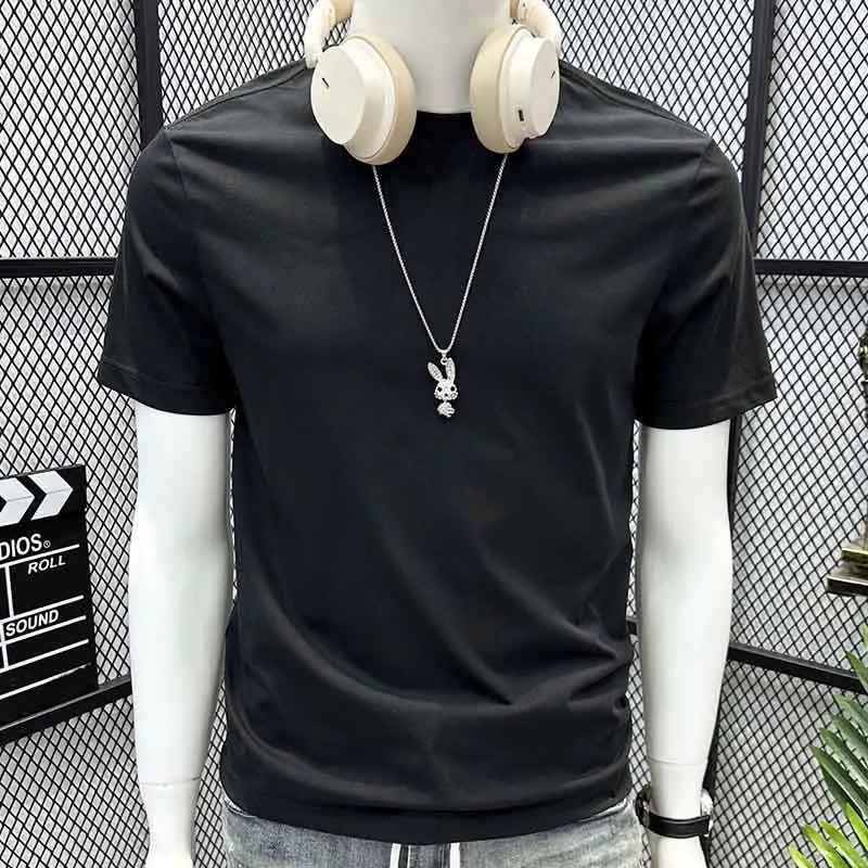 2025 New Men's Solid Short Sleeve T-Shirt Summer Casual Crew Neck Half Sleeve High-end T-Shirt
2025 New Men's Solid Short Sleeve T-Shirt Summer Casual Crew Neck Half Sleeve High-end T-Shirt