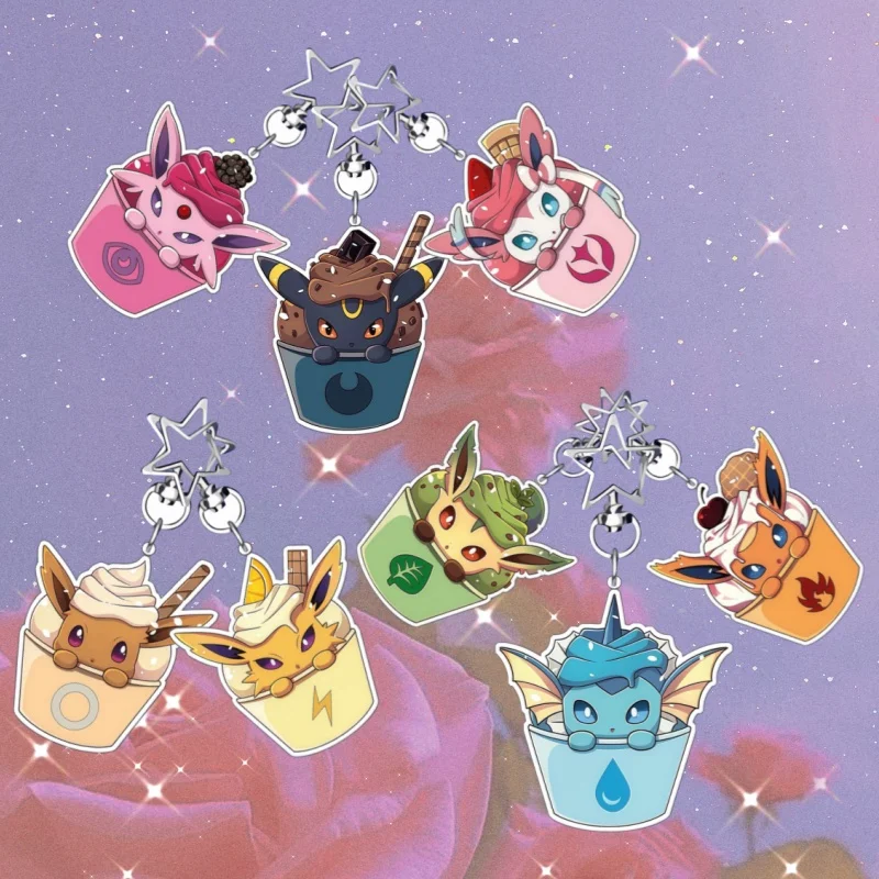5Cm Anime Cute Acrylic Key Buckle for Eevee Sylveen Glaceon Flareon Jolteon Creative Cartoon Peripheral Acrylic Key Pendant Gift
5Cm Anime Cute Acrylic Key Buckle for Eevee Sylveen Glaceon Flareon Jolteon Creative Cartoon Peripheral Acrylic Key Pendant Gift