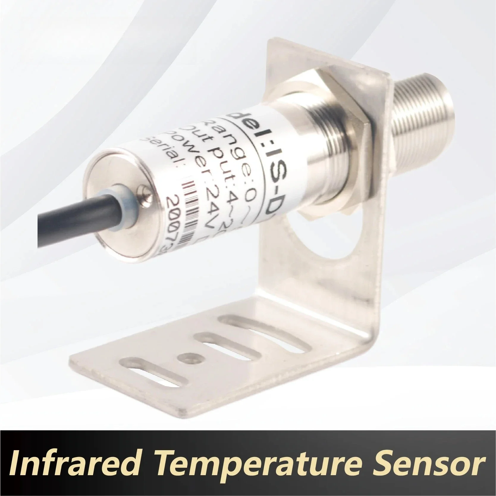 Compact Non-Contact Infrared Temperature Sensor 0-600°C 4-20mA/0-10V/0-5V RS485 Output Industrial Fixed Mount
Compact Non-Contact Infrared Temperature Sensor 0-600°C 4-20mA/0-10V/0-5V RS485 Output Industrial Fixed Mount