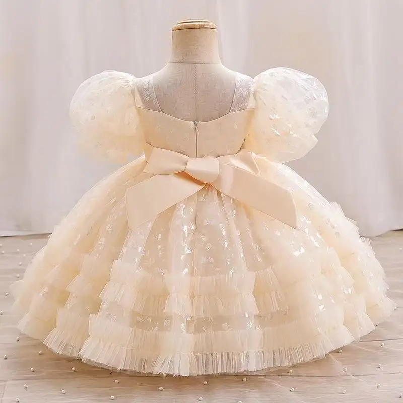 2026 New Lace Mesh Party Dress for Kids Girl Fashion Solid Color Girls Party Dresses Summer Evening Dresses 1-6 Years
2026 New Lace Mesh Party Dress for Kids Girl Fashion Solid Color Girls Party Dresses Summer Evening Dresses 1-6 Years
