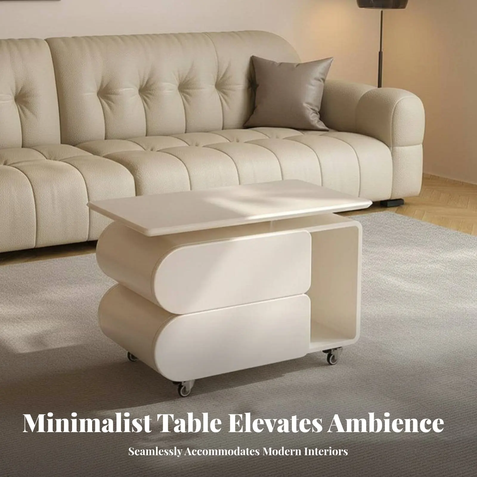 2 Pieces Height-Adjustable Nesting Tables Minimalist Italian-Inspired Design Coffee Table Space-Saving Adaptable Use
2 Pieces Height-Adjustable Nesting Tables Minimalist Italian-Inspired Design Coffee Table Space-Saving Adaptable Use