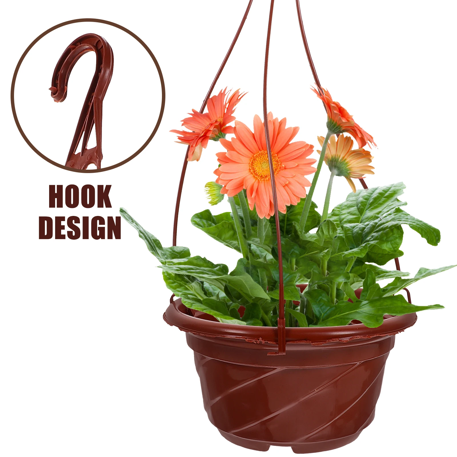 16pcs Hanging Flower Pot Plastic Planters for Indoor Outdoor Decor Hanging Basket Planter Chlorophytum Flowerpot PP
16pcs Hanging Flower Pot Plastic Planters for Indoor Outdoor Decor Hanging Basket Planter Chlorophytum Flowerpot PP