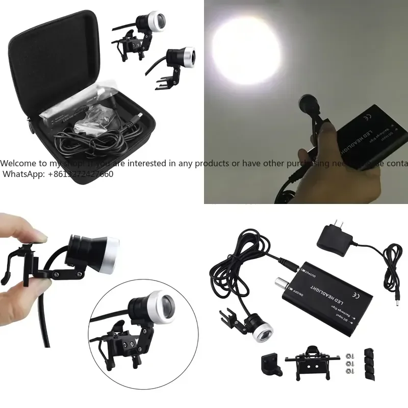 Medical Binocular Loupes LED Headlight Lamp with 5W High Intensity 15000-30000Lux Electricity Powered
Medical Binocular Loupes LED Headlight Lamp with 5W High Intensity 15000-30000Lux Electricity Powered