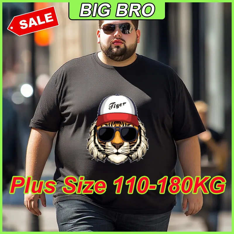 110-180kg Men's T-shirt Big Size 1XL-7XL Outdoor Short Sleeved Shirt Tees Round Neck Male Tops Teen Boy Oversize Fat Clothes
110-180kg Men's T-shirt Big Size 1XL-7XL Outdoor Short Sleeved Shirt Tees Round Neck Male Tops Teen Boy Oversize Fat Clothes