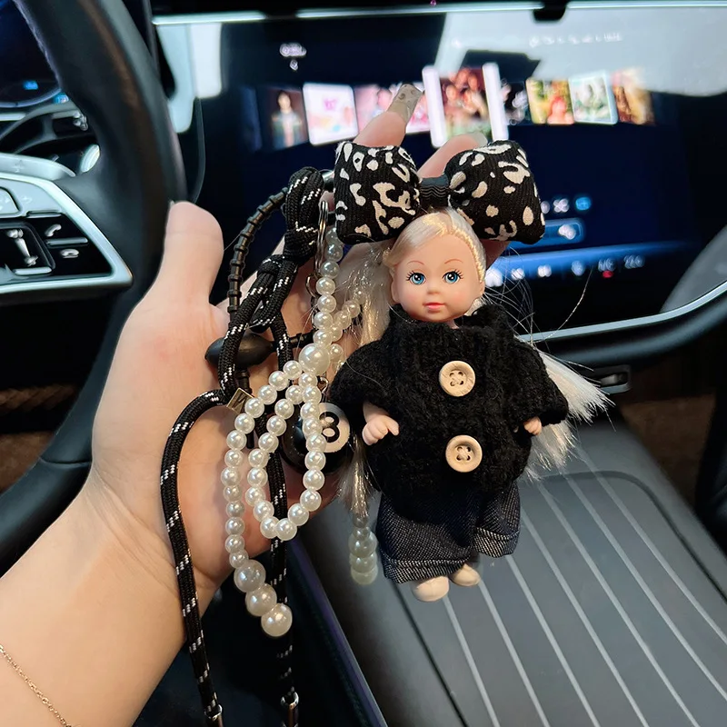 Korean Cute Girl Princess Doll Keychain Pendant Fashion Small Fragrance Clothes 14cm Princess Doll Pearl Bow Backpack Decoration
Korean Cute Girl Princess Doll Keychain Pendant Fashion Small Fragrance Clothes 14cm Princess Doll Pearl Bow Backpack Decoration