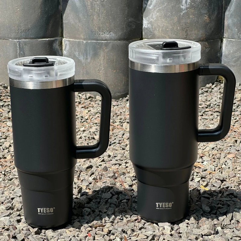 TYESO 30/40OZ Stainless Steel Insulation Ice Cup with Handle Portable Straw Car Cup Large Capacity Vacuum Flasks Thermoses Mug
TYESO 30/40OZ Stainless Steel Insulation Ice Cup with Handle Portable Straw Car Cup Large Capacity Vacuum Flasks Thermoses Mug