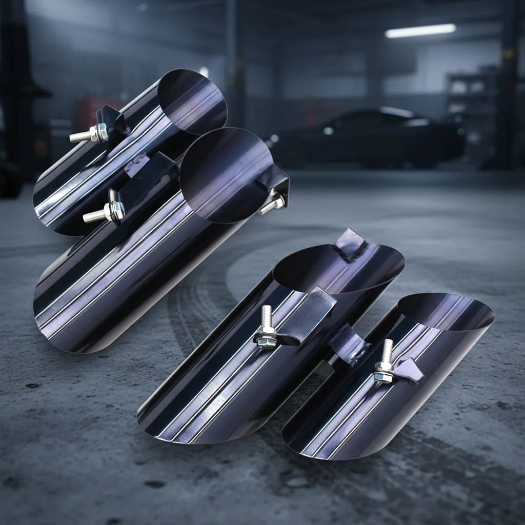 Custom Eletronic Plating Black Tips For Lamborghini Huracan LP580 2014-2019 Dual Exhaust Muffler Rear Section Tail System
Custom Eletronic Plating Black Tips For Lamborghini Huracan LP580 2014-2019 Dual Exhaust Muffler Rear Section Tail System