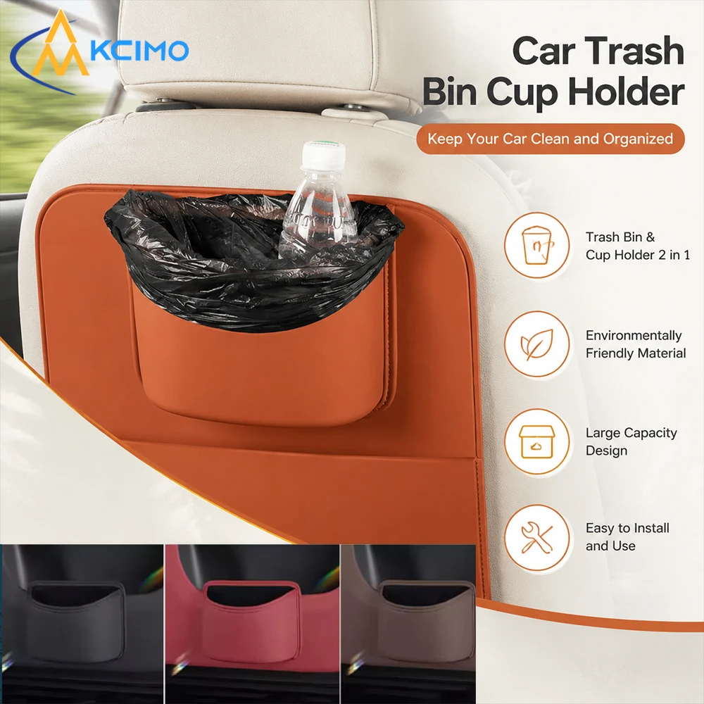 Punch-free PU Hanging Car Trash Can, Multifunctional Seat Back Storage Bag, Space-Saving Sturdy Car Interior Organizer
Punch-free PU Hanging Car Trash Can, Multifunctional Seat Back Storage Bag, Space-Saving Sturdy Car Interior Organizer