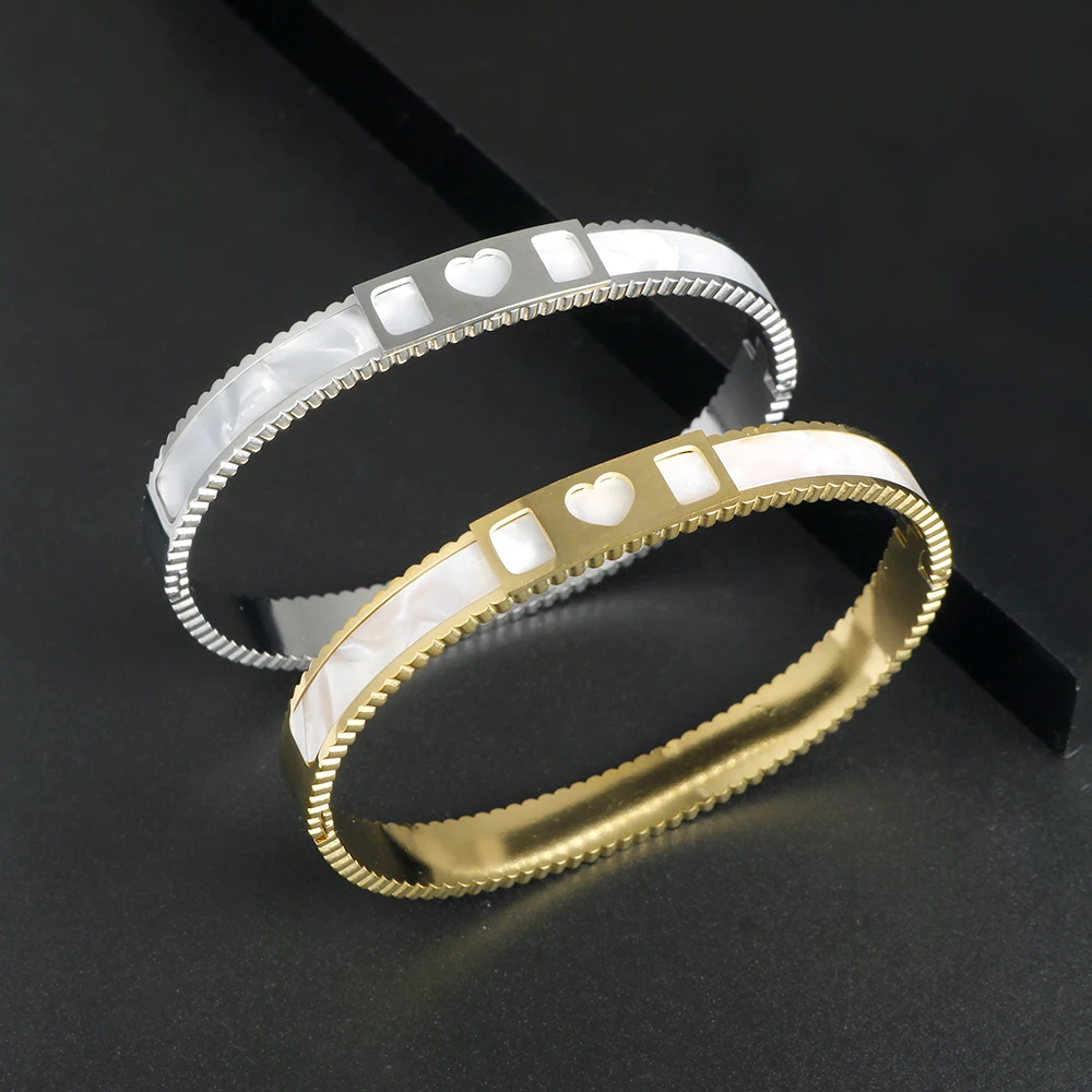 JOVO LOVE Classic Curve Hollow Bracelet Stainless Steel Gold Color Waterproof Wide Cut Bracelet for Women Jewelry Accessories
JOVO LOVE Classic Curve Hollow Bracelet Stainless Steel Gold Color Waterproof Wide Cut Bracelet for Women Jewelry Accessories