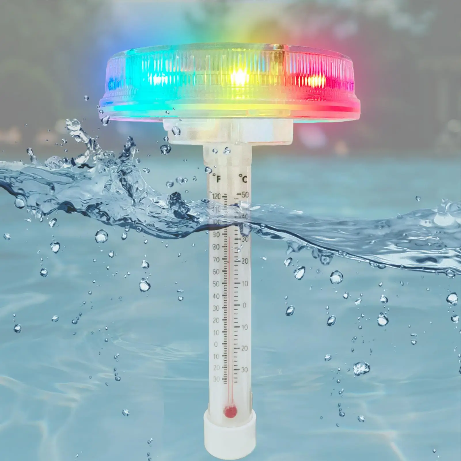 Floating Pool Temperature Meter Solar-Powered Water Monitor Pool Temperature Temperature Meter Floating With Colorful LED Lights
Floating Pool Temperature Meter Solar-Powered Water Monitor Pool Temperature Temperature Meter Floating With Colorful LED Lights