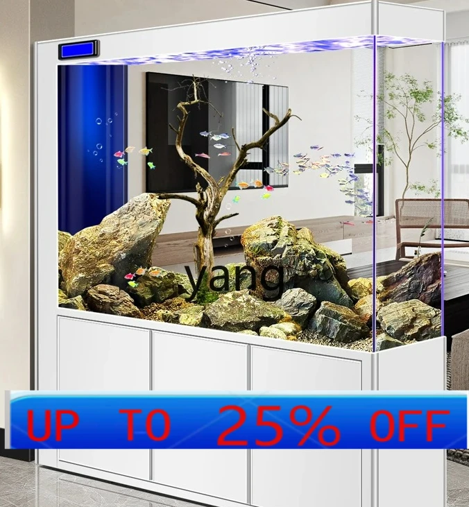 LMM household fish tank light luxury living room medium and large bottom filter self-circulation filter aquarium 
LMM household fish tank light luxury living room medium and large bottom filter self-circulation filter aquarium