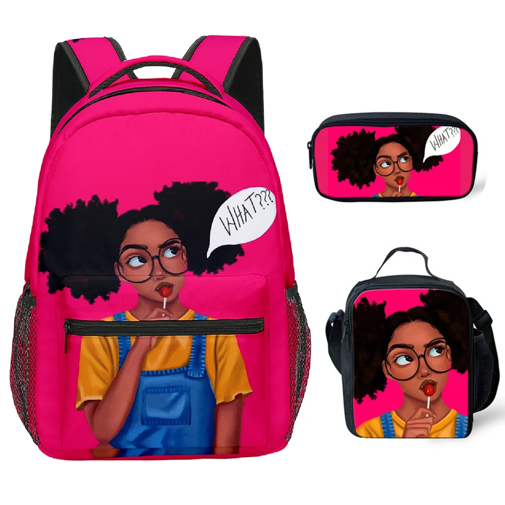 Fashion Novelty Cute Cool African girls 3D Print 3pcs/Set Student School Bags Laptop Backpack Crossbody Lunch bag Pencil Case
Fashion Novelty Cute Cool African girls 3D Print 3pcs/Set Student School Bags Laptop Backpack Crossbody Lunch bag Pencil Case