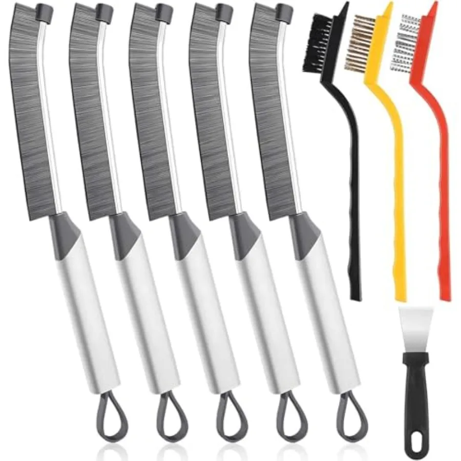 Crevice Cleaning Brush Set-9-Piece, Scratch-Free Hard Bristle Gap Scrubber with Protective Tip, Non-Shedding Detail Brushes for
Crevice Cleaning Brush Set-9-Piece, Scratch-Free Hard Bristle Gap Scrubber with Protective Tip, Non-Shedding Detail Brushes for