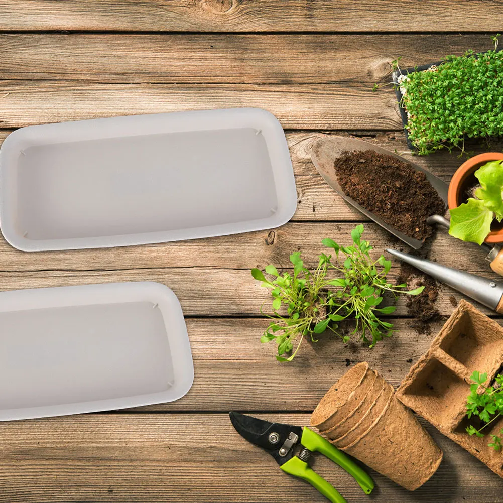 3pcs Rectangular Flower Pot Trays Planters Ground Potted Tray 21x8 5cm Beige Prevent Leak Durable Plastic Anti Aging Fade
3pcs Rectangular Flower Pot Trays Planters Ground Potted Tray 21x8 5cm Beige Prevent Leak Durable Plastic Anti Aging Fade