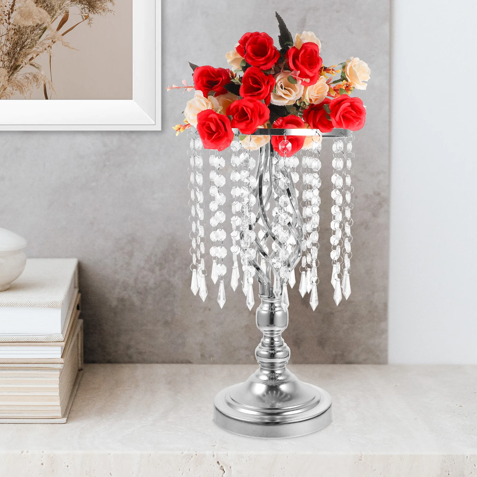 Metal Dried Flower Vase for Home Decor Modern Simple Design Sturdy Iron Construction for Living Room Dining Table Centerpiece
Metal Dried Flower Vase for Home Decor Modern Simple Design Sturdy Iron Construction for Living Room Dining Table Centerpiece