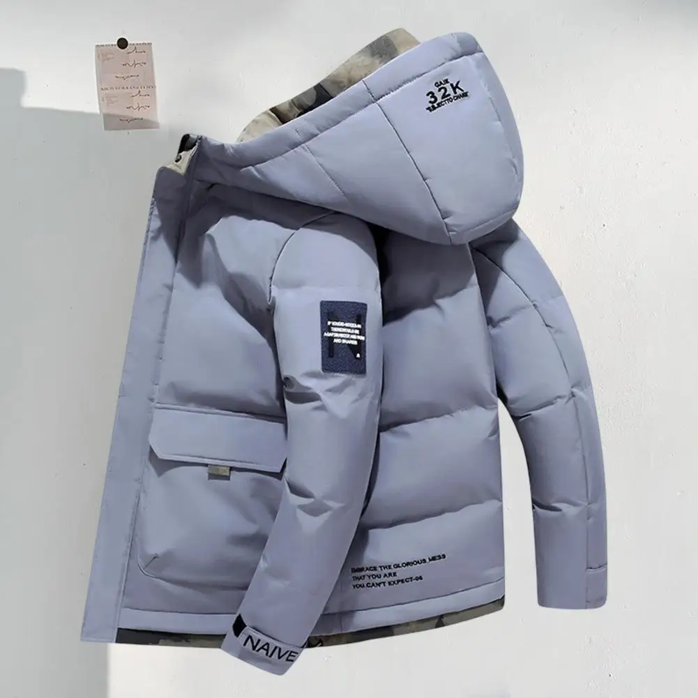 Men Jacket Thicken Cotton Padded coat Fastener Tape Cuff Warm Flap Pocket Overcoat Autumn Winter Hoodie Men Jacket Trendy Parkas
Men Jacket Thicken Cotton Padded coat Fastener Tape Cuff Warm Flap Pocket Overcoat Autumn Winter Hoodie Men Jacket Trendy Parkas