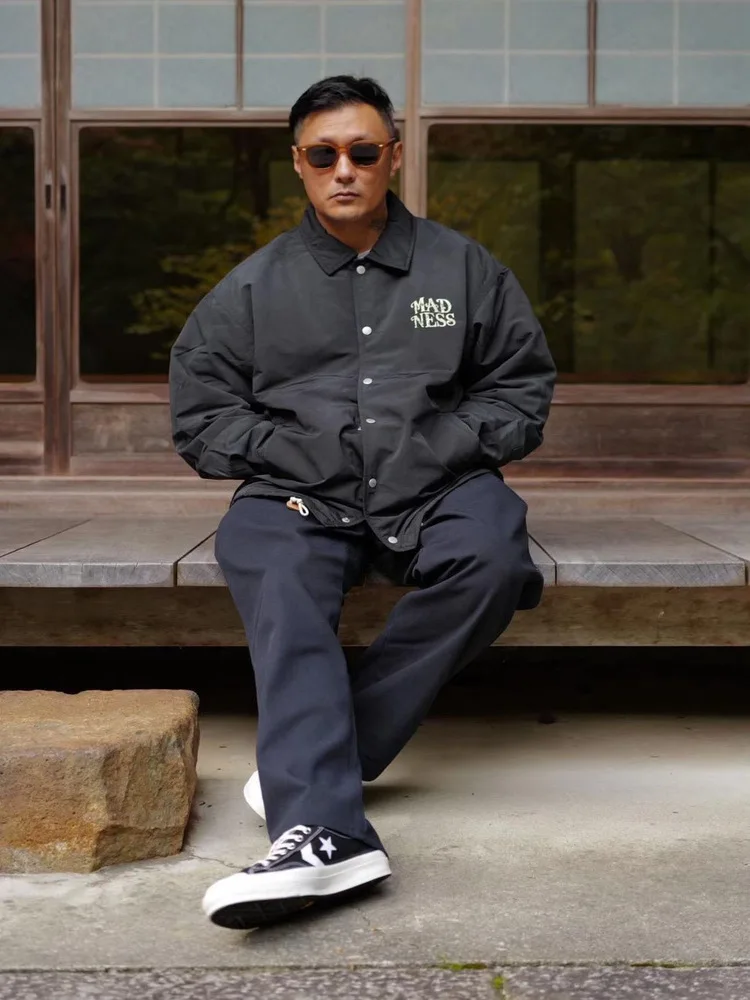 Worn-In Mixed-Fabric Nylon Workwear Jaet Japanese Daily Sle Cotton Jaet Thi Warm Coat Youth Faion Collar Flip Design
Worn-In Mixed-Fabric Nylon Workwear Jaet Japanese Daily Sle Cotton Jaet Thi Warm Coat Youth Faion Collar Flip Design