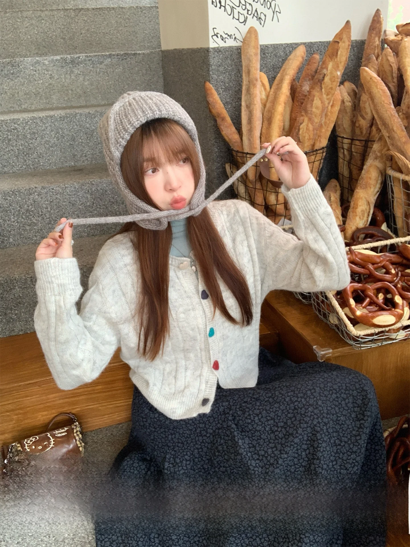 Su San San Knitted Open Cardigan Women's ey Top Spring Commute Sle Soft Long Sve Warmth Single Piece Korean Version
Su San San Knitted Open Cardigan Women's ey Top Spring Commute Sle Soft Long Sve Warmth Single Piece Korean Version