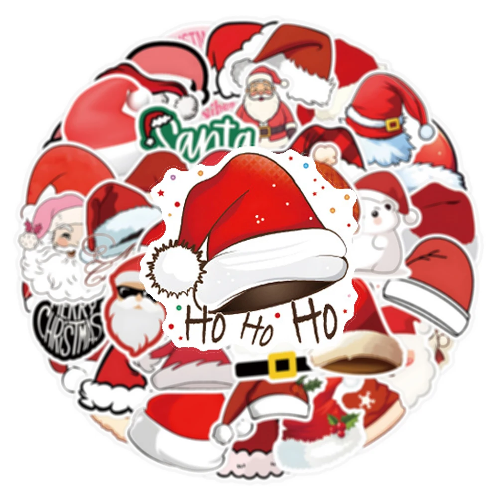 10/30/55pcs Christmas Santa Hat Cartoon Stickers Skateboard Phone Scrapbook Laptop Helmet Cute Santa Claus Sticker Kid Toy Gifts
10/30/55pcs Christmas Santa Hat Cartoon Stickers Skateboard Phone Scrapbook Laptop Helmet Cute Santa Claus Sticker Kid Toy Gifts