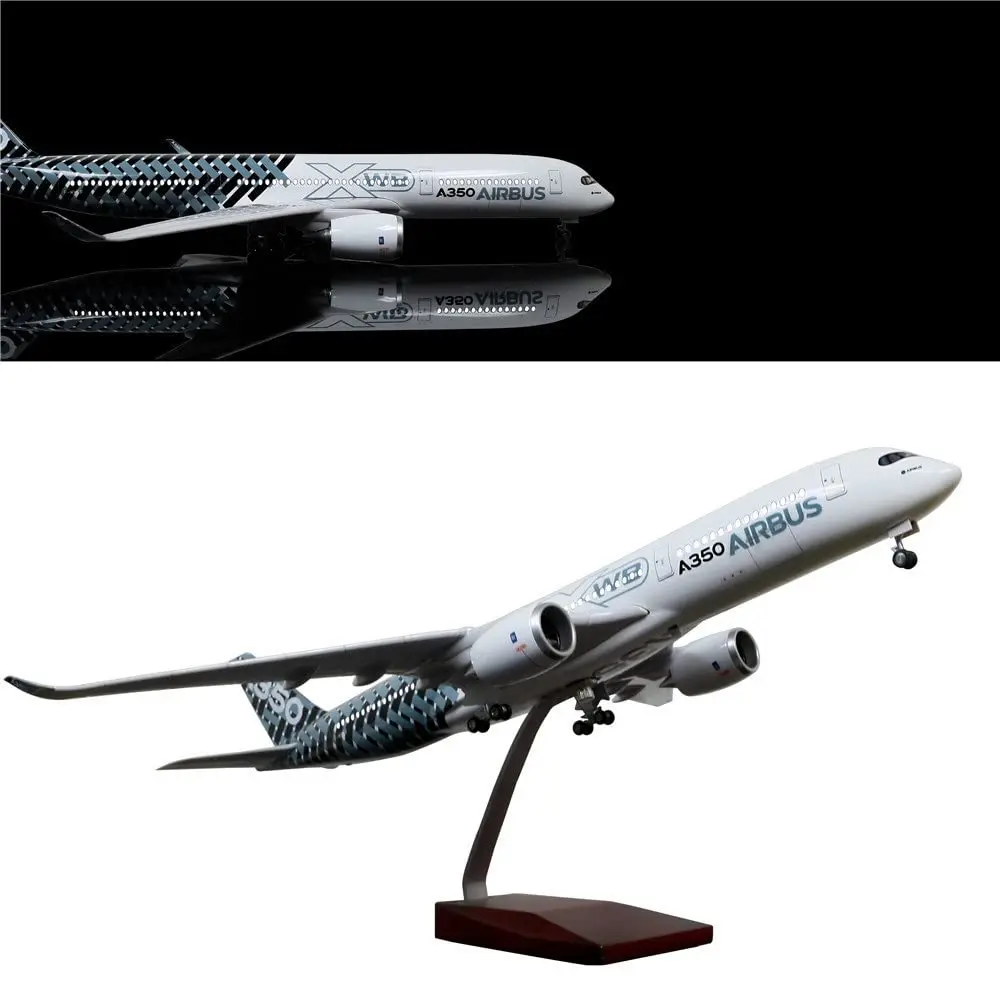 47CM Aircraft Model Prototype Airlines A350 XWB resin Die-cast airplane with Wheels and Lights Souvenir Hobby Collection Toy
47CM Aircraft Model Prototype Airlines A350 XWB resin Die-cast airplane with Wheels and Lights Souvenir Hobby Collection Toy