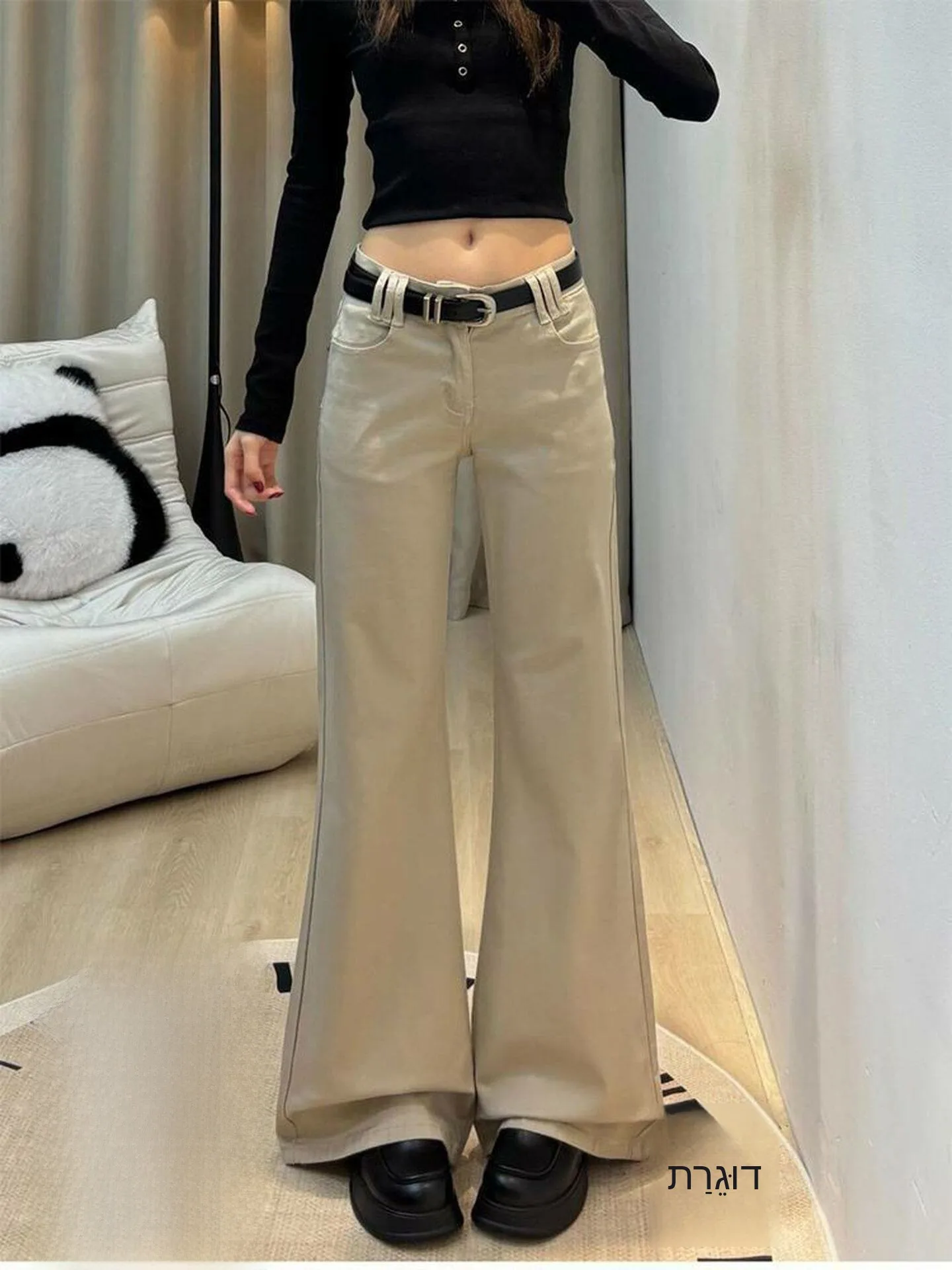 American High Street Washed Khaki Bell Bottom Thin Retro Denim Jeans Women Summer Small Size Hoof Pants Straight Leg Hi...
American High Street Washed Khaki Bell Bottom Thin Retro Denim Jeans Women Summer Small Size Hoof Pants Straight Leg Hi...