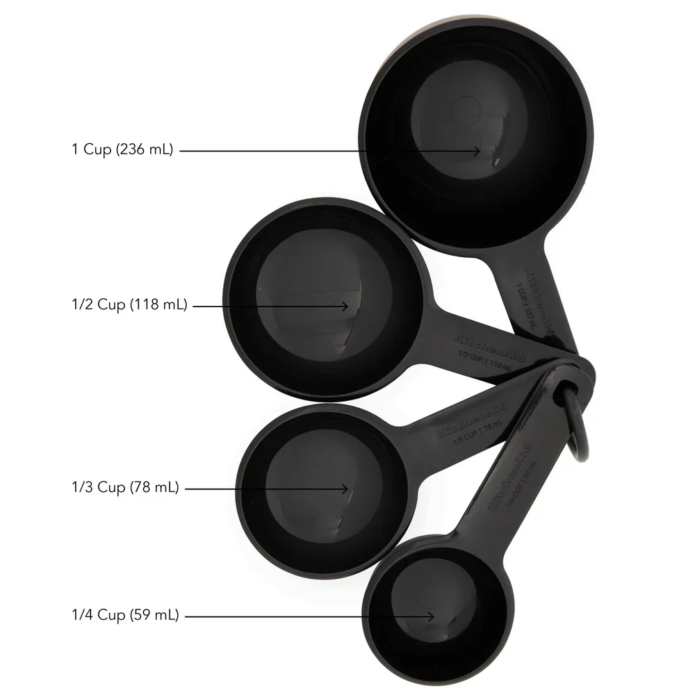 9-Piece Measuring Cup Spoon Set Soft Grip Dishwasher Safe Metric Measurements Baking Cooking Kitchen Universal Tools
9-Piece Measuring Cup Spoon Set Soft Grip Dishwasher Safe Metric Measurements Baking Cooking Kitchen Universal Tools