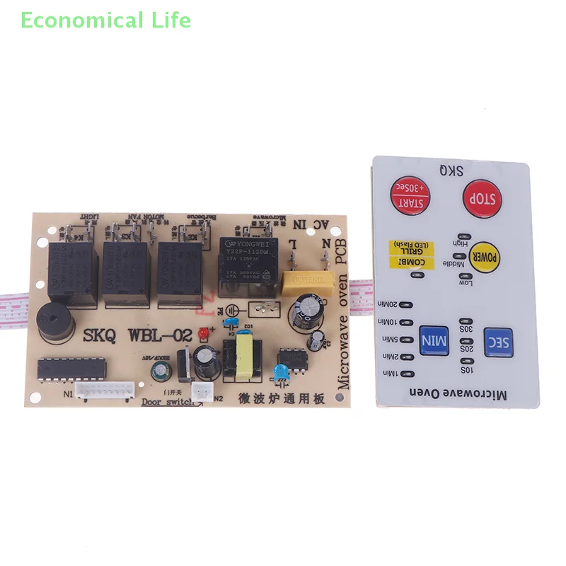 Microwave Oven Universal Board Motherboard Repair Board Modified Circuit Board Accessories Ultra-Thin Button Replacement
Microwave Oven Universal Board Motherboard Repair Board Modified Circuit Board Accessories Ultra-Thin Button Replacement