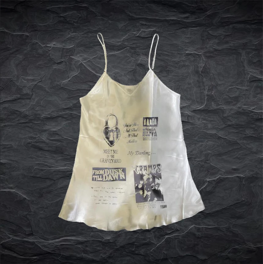 Vintage Hip Hop Horror Y2K Letter Print Women Summer Fashion Slim Cool Girl Harajuku Girls Streetwear Gothic sling emo
Vintage Hip Hop Horror Y2K Letter Print Women Summer Fashion Slim Cool Girl Harajuku Girls Streetwear Gothic sling emo