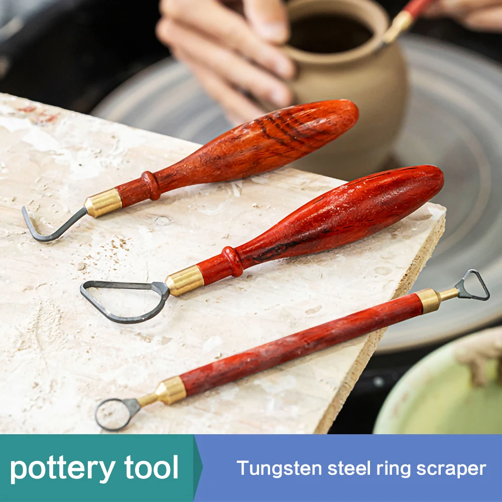 pottery Tools Tungsten Steel Cutter Head Clay Scraper Trimming Tools Texture Ring Knife Mahogany high quality engraving tool
pottery Tools Tungsten Steel Cutter Head Clay Scraper Trimming Tools Texture Ring Knife Mahogany high quality engraving tool