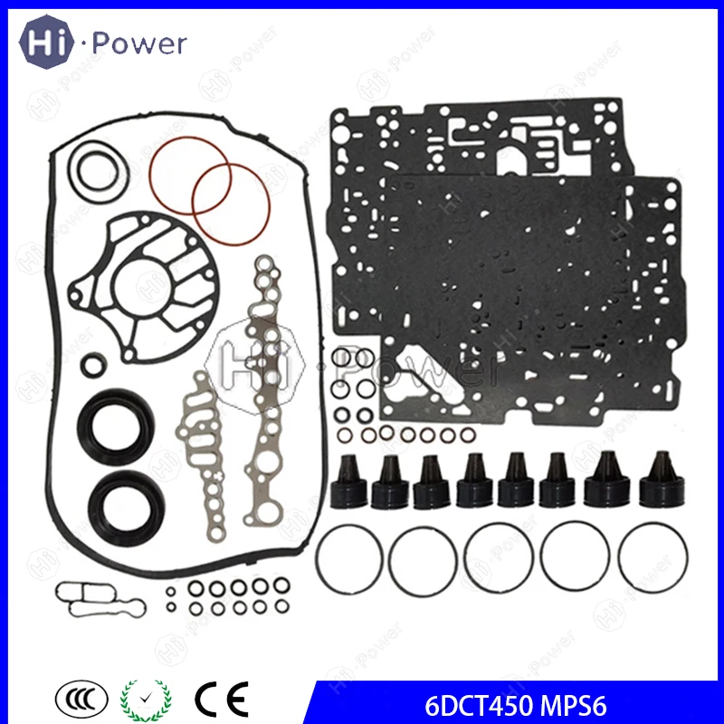 6DCT450 MPS6 Auto Transmission Clutch Piston Kit Overhaul For Volvo Ford Land Rover 6-SP Car Gearbox Seal Repair Kit Gasket
6DCT450 MPS6 Auto Transmission Clutch Piston Kit Overhaul For Volvo Ford Land Rover 6-SP Car Gearbox Seal Repair Kit Gasket