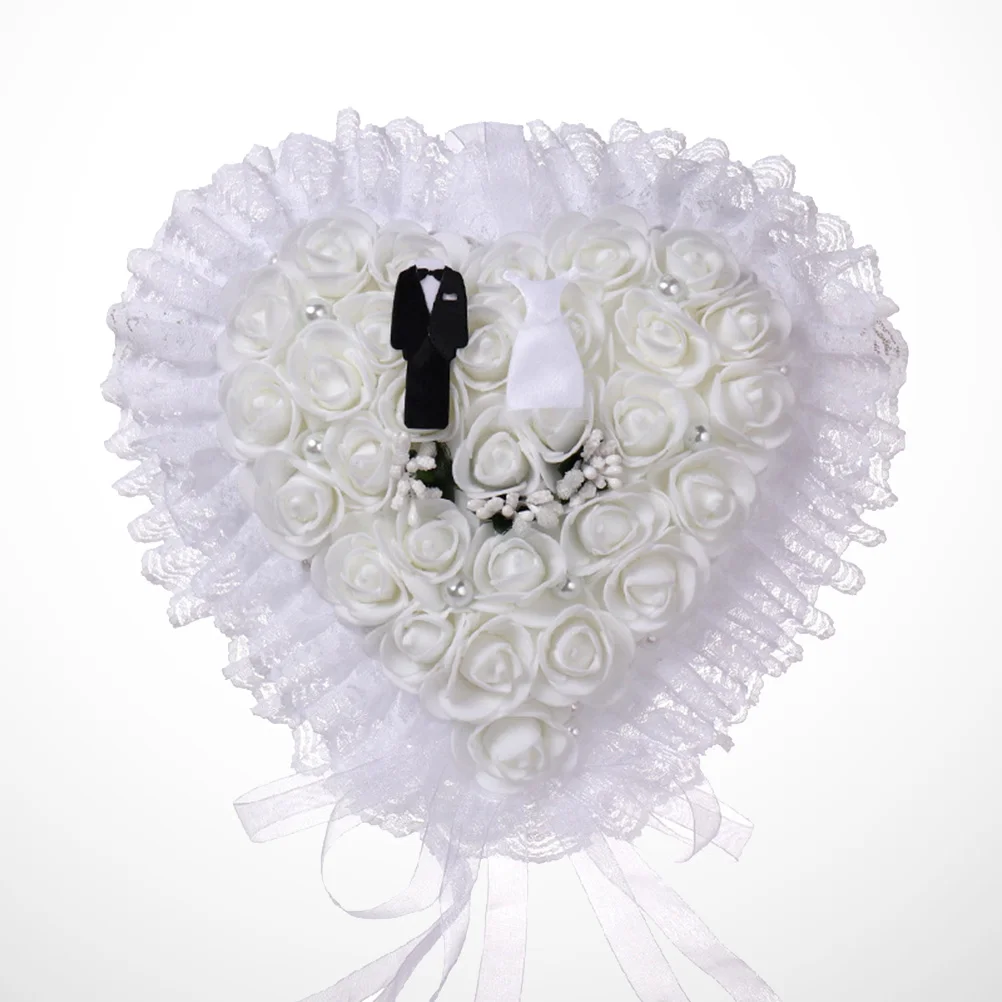 Lace Ring Box Elegant Wedding Ring Pillow Floral Design Cushion Bride Groom Party Ceremony Reusable Storage Decoration
Lace Ring Box Elegant Wedding Ring Pillow Floral Design Cushion Bride Groom Party Ceremony Reusable Storage Decoration
