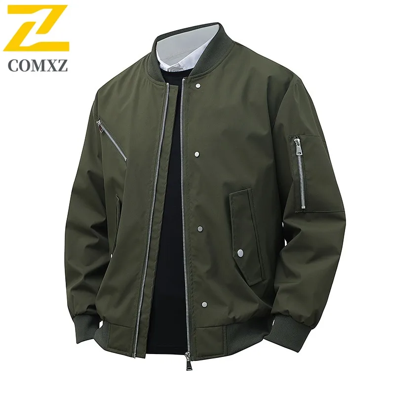  Мужская куртка-бомбер MA1, американский стиль, рабочая одежда в стиле ретро, бейсбольное пальто, весна-осень, свободная функциональная ветровка, повседневная верхняя одежда
Мужская куртка-бомбер MA1, американский стиль, рабочая одежда в стиле ретро, бейсбольное пальто, весна-осень, свободная функциональная ветровка, повседневная верхняя одежда 