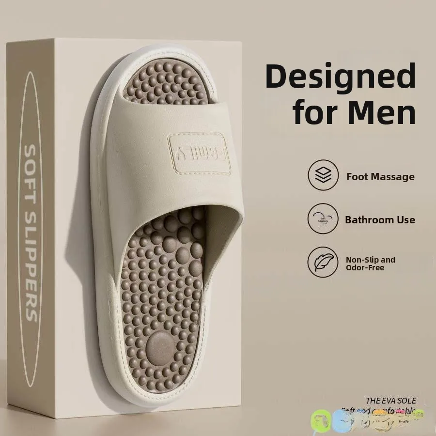 Men's Summer 2026 New Slippers Bathrooms Anti-slip Deodorant Acupoint Foot Massage Slippers Indoor Outdoor Wear Fly Blue Valley
Men's Summer 2026 New Slippers Bathrooms Anti-slip Deodorant Acupoint Foot Massage Slippers Indoor Outdoor Wear Fly Blue Valley