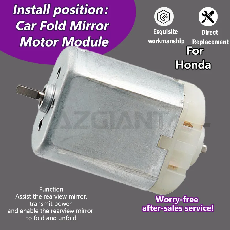 AZGIANT BD400Y20/BD409304 Car Power folding side view mirror Motors For Honda 2008-2014 Fit MK2/Jazz MK2/Accord MK8 repair
AZGIANT BD400Y20/BD409304 Car Power folding side view mirror Motors For Honda 2008-2014 Fit MK2/Jazz MK2/Accord MK8 repair