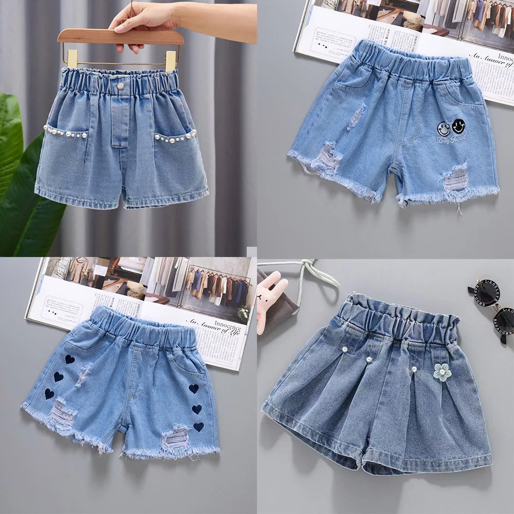 Girls Denim Shorts Korean style Casual Summer Teenage kid Cotton Shorts for Toddler Girls Children's Clothing Outdoor wear
Girls Denim Shorts Korean style Casual Summer Teenage kid Cotton Shorts for Toddler Girls Children's Clothing Outdoor wear